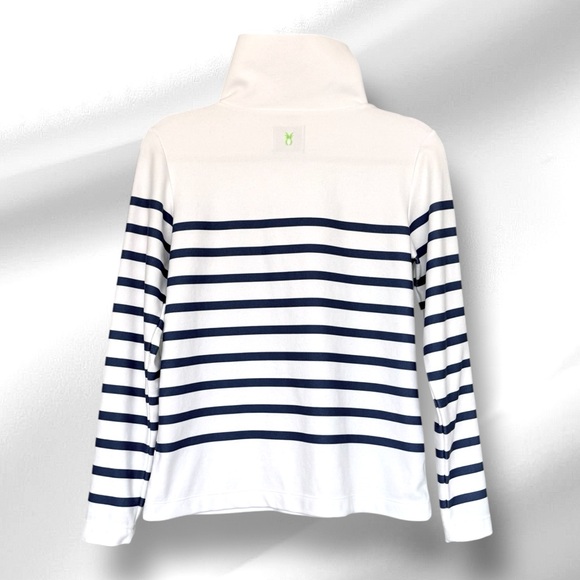 Dudley Stephens Manchester Striped Pullover Velvet Morning Terry XS NWT - Picture 7 of 9